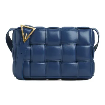 Bottega Veneta PaddedCASSETTE Sheepskin Shoulder Bag Crossbody Bag Regular Women's Blue