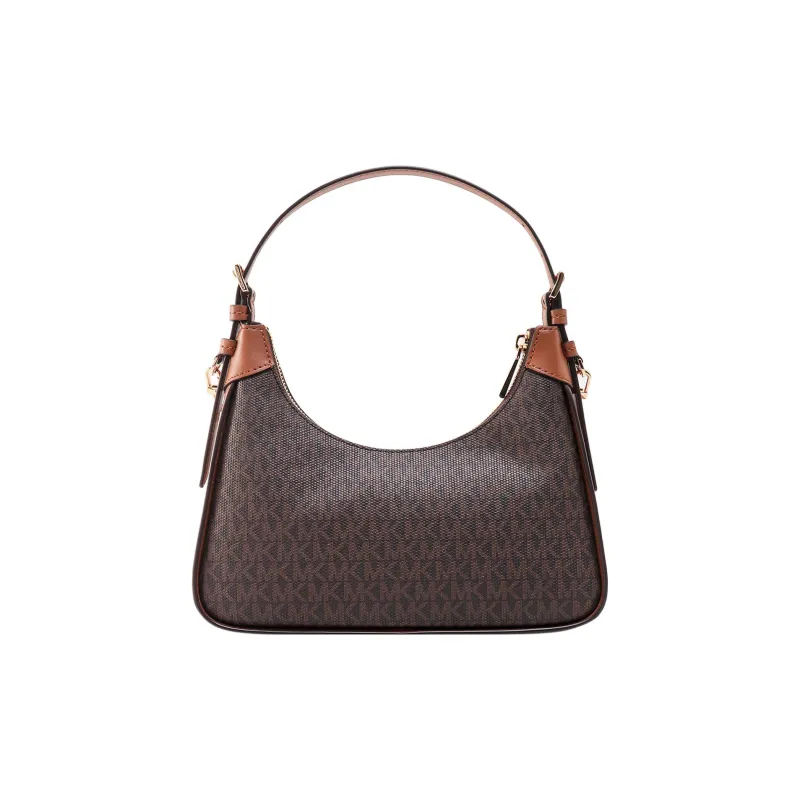 MICHAEL KORS Cotton Leather Handbag, Shoulder Bag Women's Brown-2