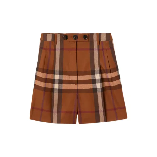 Burberry Casual Shorts Women's Birch Brown