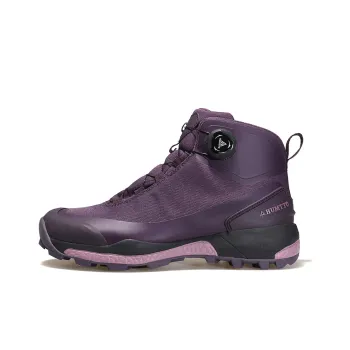 HUMTTO Shock Absorbers With Slip Resistant And Abrasion Resistant Properties High Top Hiking Shoes Women's Dark Purple