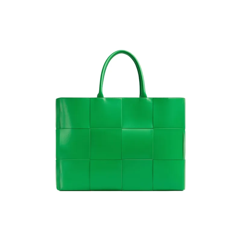 Bottega Veneta ARCO Cow Leather Tote Bag Shopping Bag Handbag Large Size Men's Parrot Green-0