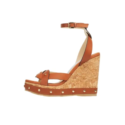 Jimmy Choo Strap Sandals Women's Brown