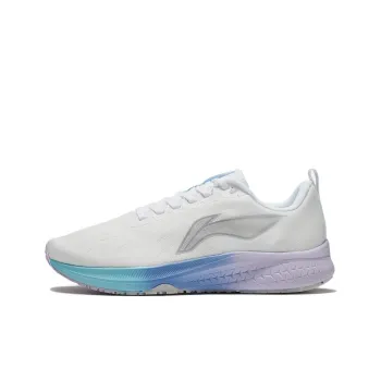 LiNing Red Hare 5 Durable Breathable Low Top Running Shoes Women's Mist White