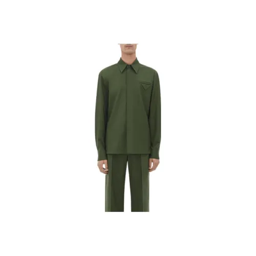 Bottega Veneta Shirts Men Green