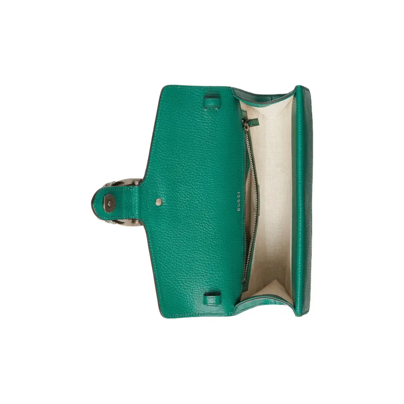 GUCCI Dionysus Leather Crossbody Bag Shoulder Bag Women's Green-6