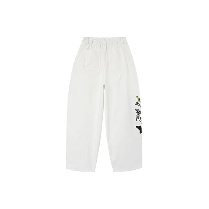 VALLEYOUTH Cargo Pants Casual Pants Unisex White-7