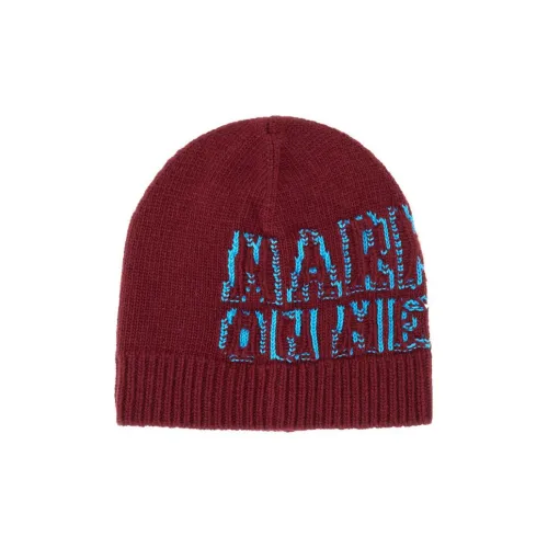 MARNI Beanies Men Burgundy