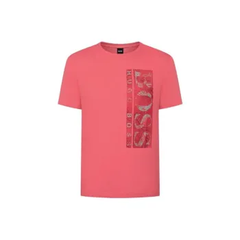 HUGO BOSS SS22 T Shirt Men's Rose Red