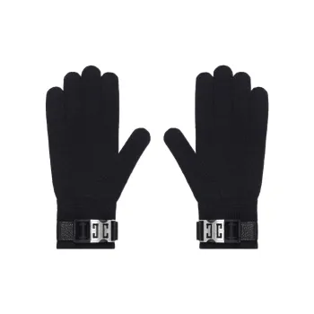 Givenchy Knit Gloves Unisex Black
