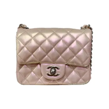 CHANEL Classic Flap CF Sheepskin Mini Square Flap Bag, Crossbody Bag, Shoulder Bag Mini Women's