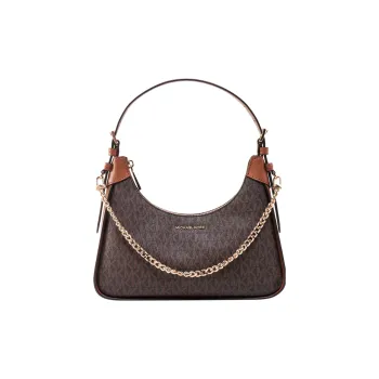 MICHAEL KORS Cotton Leather Handbag, Shoulder Bag Women's Brown