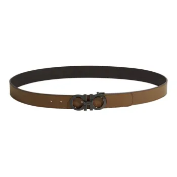 Ferragamo Reversible And Adjustable Gancini Belt