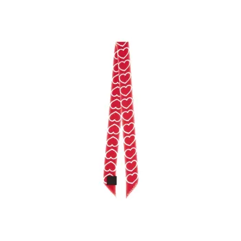GIVENCHY Silk Scarves Unisex Red