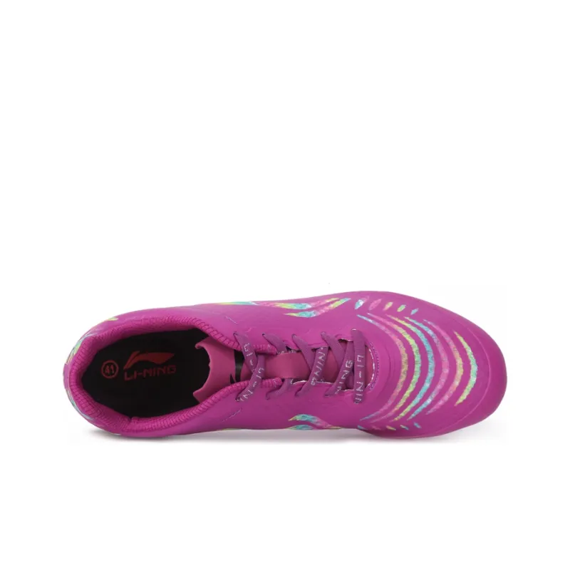 LiNing Anti Slip And Wear Resistant Breathable Low Top Running Shoes Unisex Purple-1