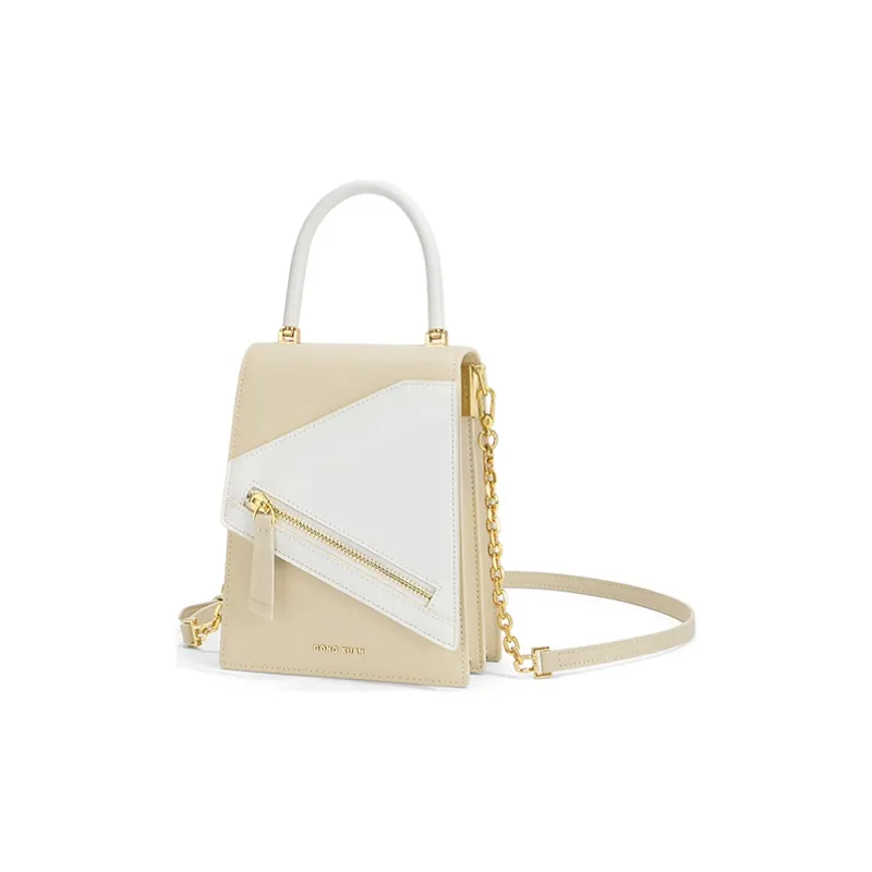 Gong Xuan Cow Leather Shoulder Bag, Crossbody Bag, Handbag Trumpets Women's-2