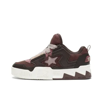 STARTER VOL Sound Wave Generation 2 Puffy Shoes Chocolate Collection Low Top Skateboard Shoes Women's Coffee