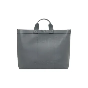 Burberry Horseferry Calfskin Tote Bag Shopping Bag Shoulder Bag Crossbody Bag Handbag Men's Blue