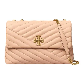 TORY BURCH Kira Leather Shoulder Bag, Crossbody Bag Regular Women's Sand