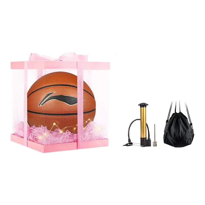 LiNing PU Basketball Brown Size 5 Training Unisex-6