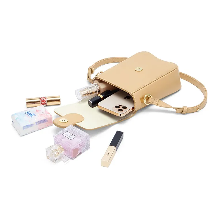 Gong Xuan Cow Leather Cell Phone Pouch, Crossbody Bag Mini Women's-5