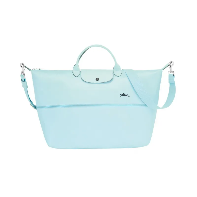 LONGCHAMP Le Pliage Canvas Travel Bag Portable Crossbody Bag Shoulder Bag Women's Sky Blue-3