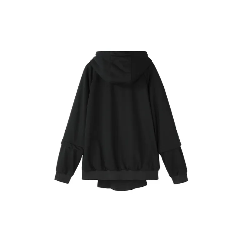 NORVINCY Chinese Fashion Trend Urban Techwear Pullover Crew Neck Raglan Sleeve Sweatshirt Men's-1