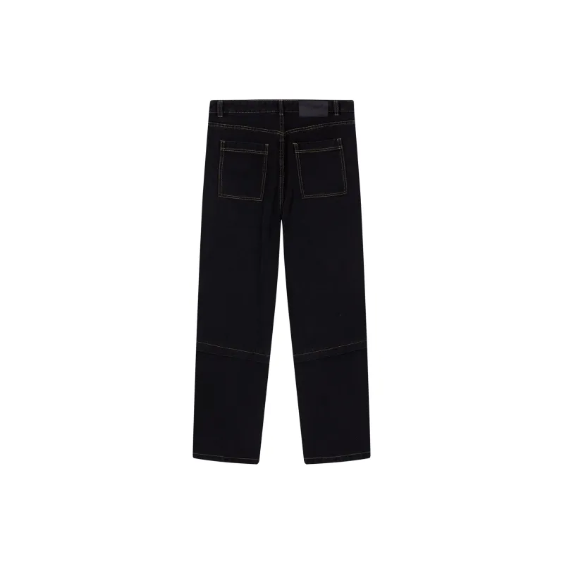 PASET Straight Jeans Unisex Smoke Gray-1