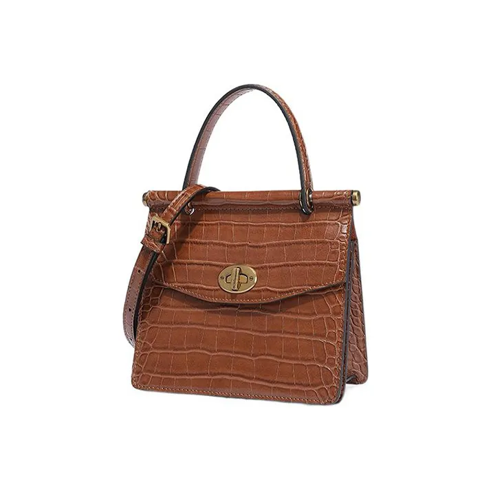 BCBGENERATION PU Small Square Bag Shoulder Bag Crossbody Bag Handbag Small Size Women's Brown/Black-1