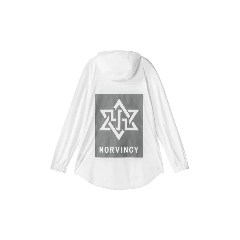 NORVINCY Outdoor Cycling Western Mecha Raglan Sleeve Jacket Unisex-5