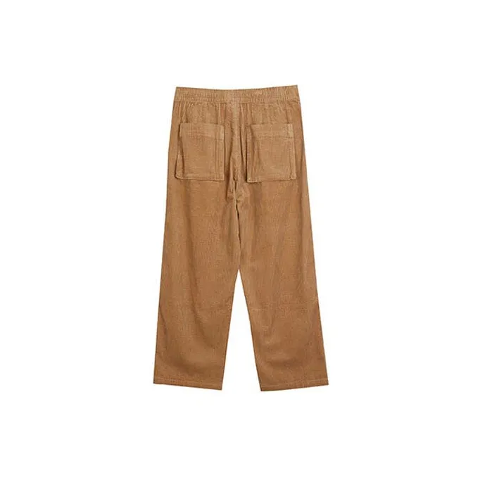 FOSS FW22 Casual Pants Unisex Caramel-1