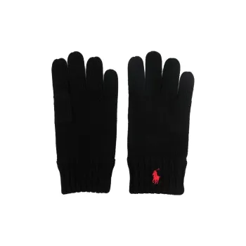 Polo Ralph Lauren Knit Gloves Kids' Black
