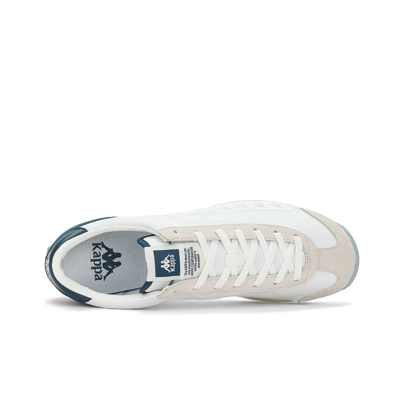 Kappa Slip Resistant, Abrasion Resistant, Lightweight Low Top Casual Running Shoes Unisex White Blue-2