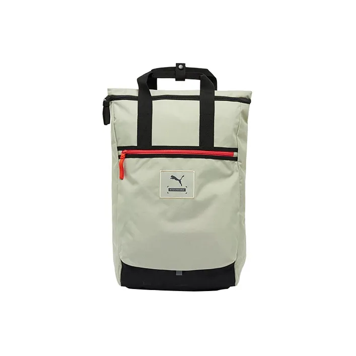 PUMA Fabric Handheld Backpack Regular Unisex Gray Green-0