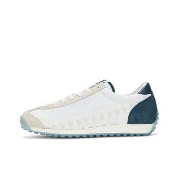 Kappa Slip Resistant, Abrasion Resistant, Lightweight Low Top Casual Running Shoes Unisex White Blue