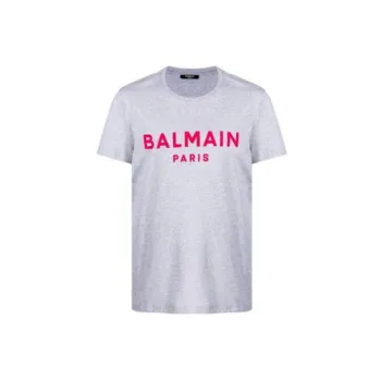 BALMAIN T-Shirts Men Gray