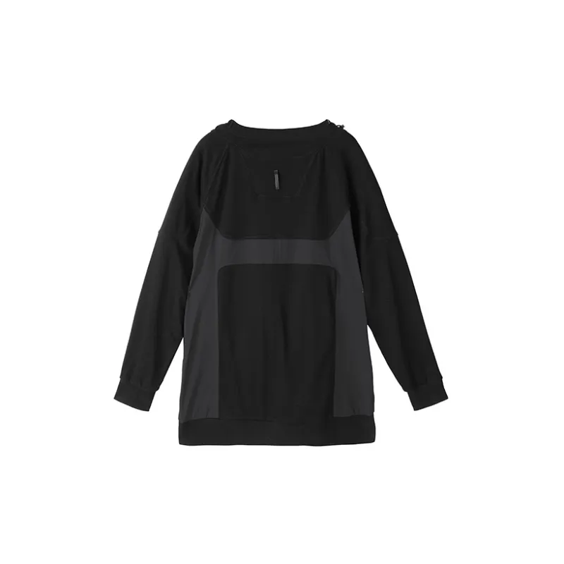 NORVINCY Chinese Fashion Trend Without Hood Pullover Crew Neck Raglan Sleeve Sweatshirt Unisex-1