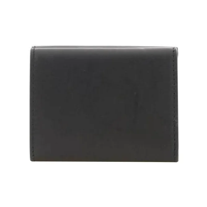 MOSCHINO Leather Wallet Women's Black-1
