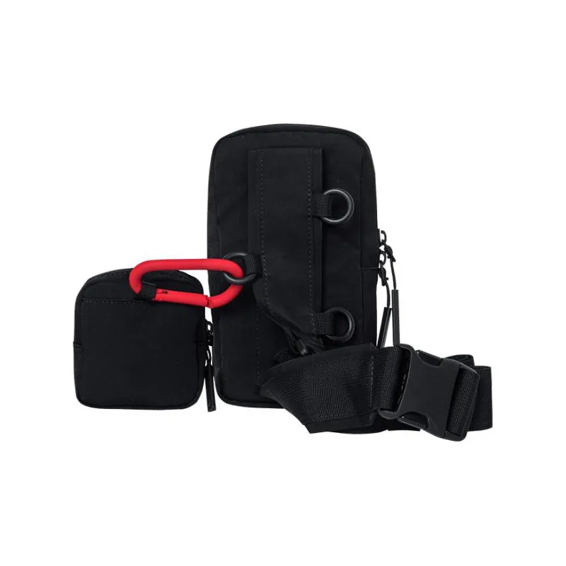 Anta Fabric Shoulder Bag Crossbody Bag Regular Unisex Black-1