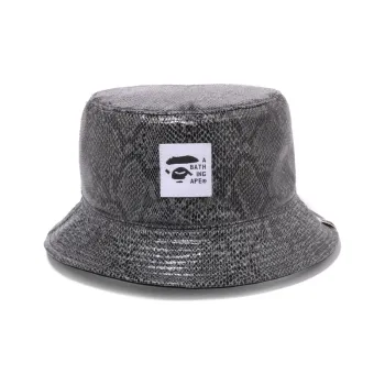 A BATHING APE Snake Reversible Bucket Hat
