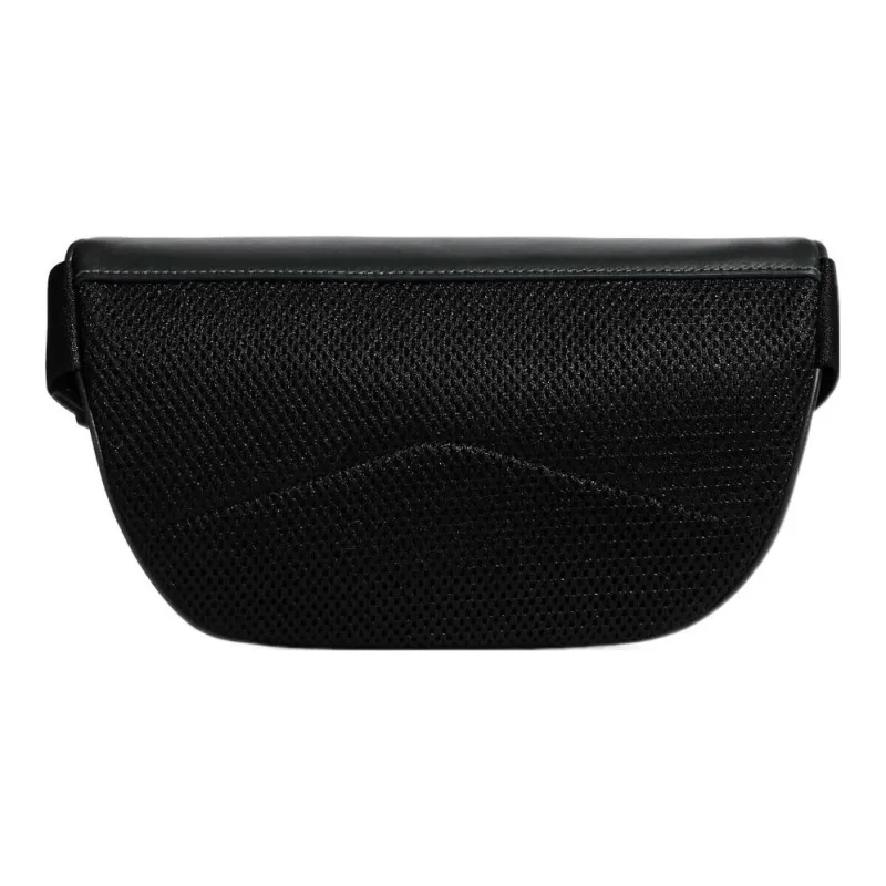 COACH Coated Canvas With Smooth Calfskin One Shoulder Fanny Pack Medium Size Women's Green & Black Monogram-2