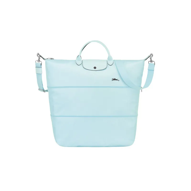 LONGCHAMP Le Pliage Canvas Travel Bag Portable Crossbody Bag Shoulder Bag Women's Sky Blue-0