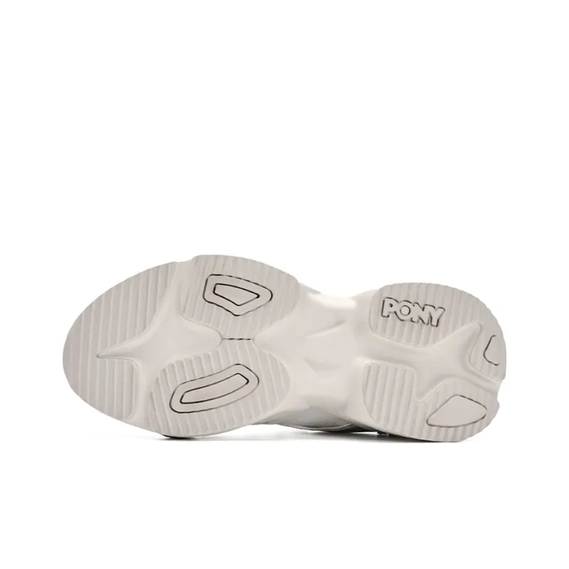 PONY NS501 Durable Breathable Low-Top Casual Shoes Unisex White Sky Blue-4
