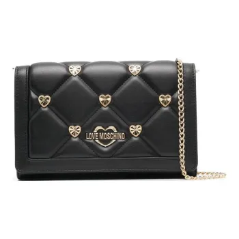 LOVE MOSCHINO Polyurethane Shoulder Bag Crossbody Bag Women's Black