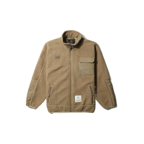 Alpha Industries Velvet Jackets Men Brown