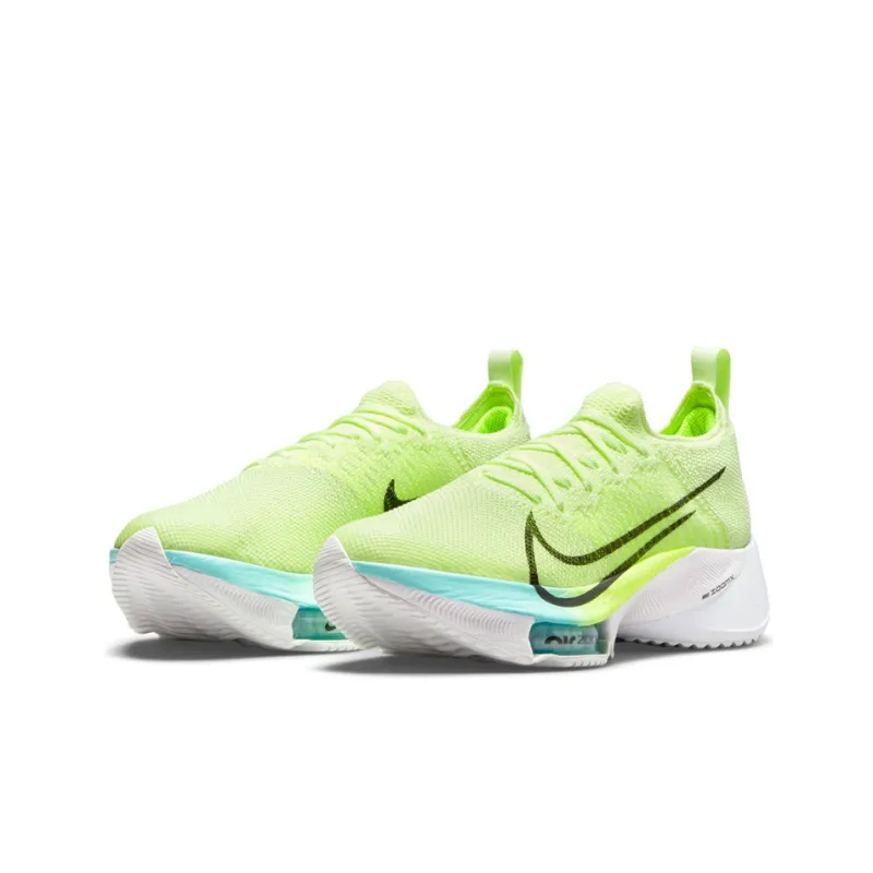 Nike Air Zoom Tempo Next% Flyknit Volt Light Blue Women's-2