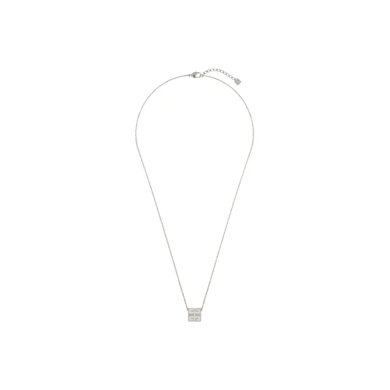 Givenchy Brass Necklaces Unisex Silver-1