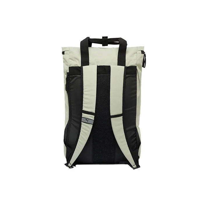 PUMA Fabric Handheld Backpack Regular Unisex Gray Green-2