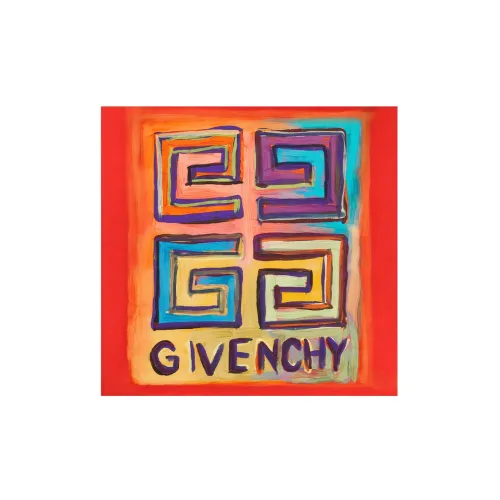 Givenchy Silk Scarves Unisex Multicolor