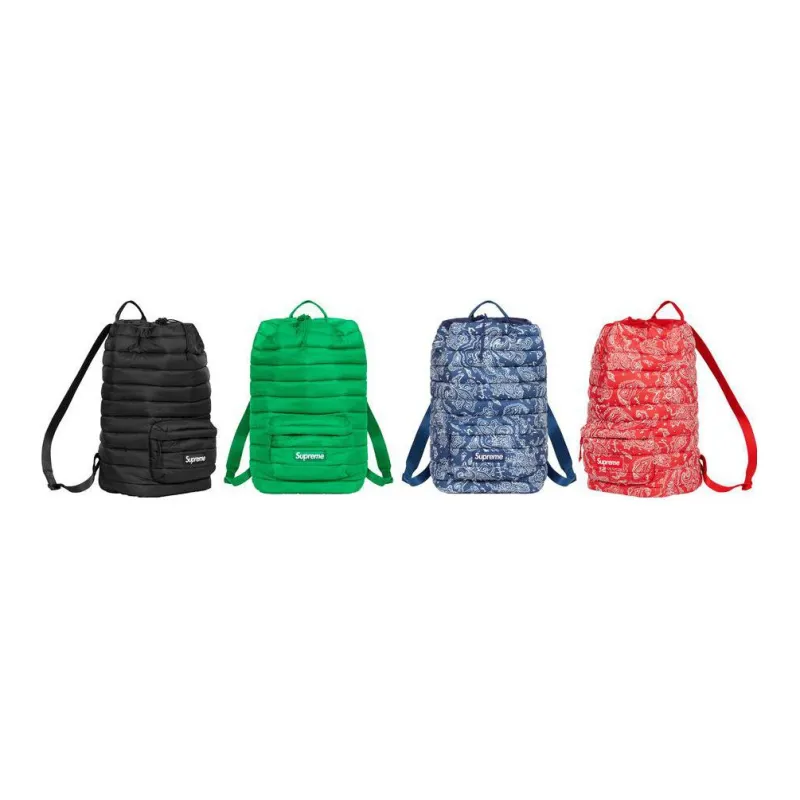 Supreme Nylon Fabric Backpack Regular Unisex Multicolor-1