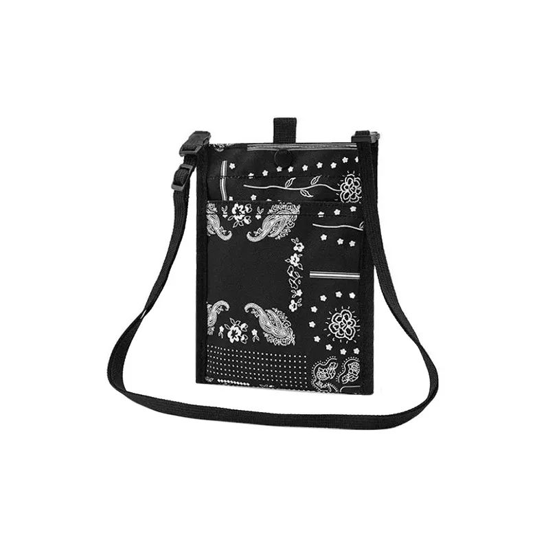 Vans Fabric Small Square Bag Shoulder Bag, Crossbody Bag Regular Unisex Black-1